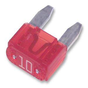 0297010.WXNV Littelfuse Mini Fuse 10 Amp Pack of 50